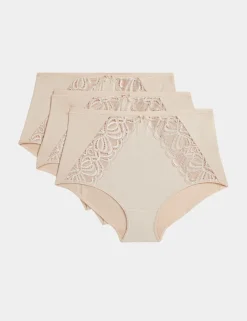 3pk Amelia Lace Full Briefs