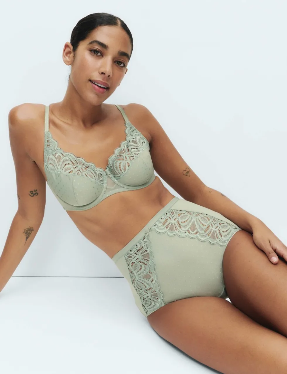 3pk Amelia Lace Full Briefs