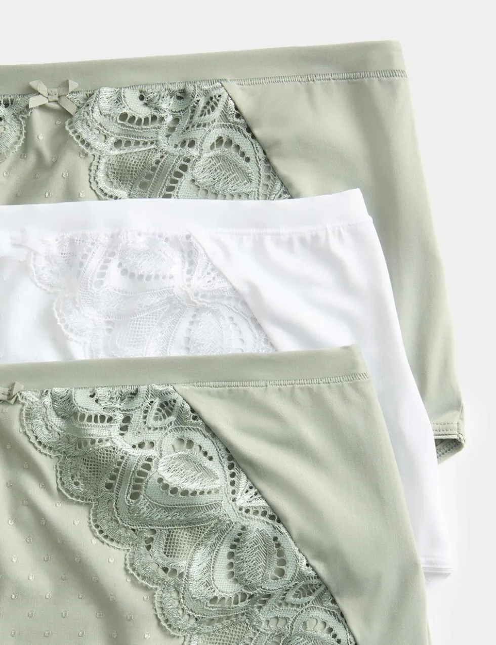 3pk Amelia Lace Full Briefs