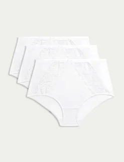 3pk Amelia Lace Full Briefs