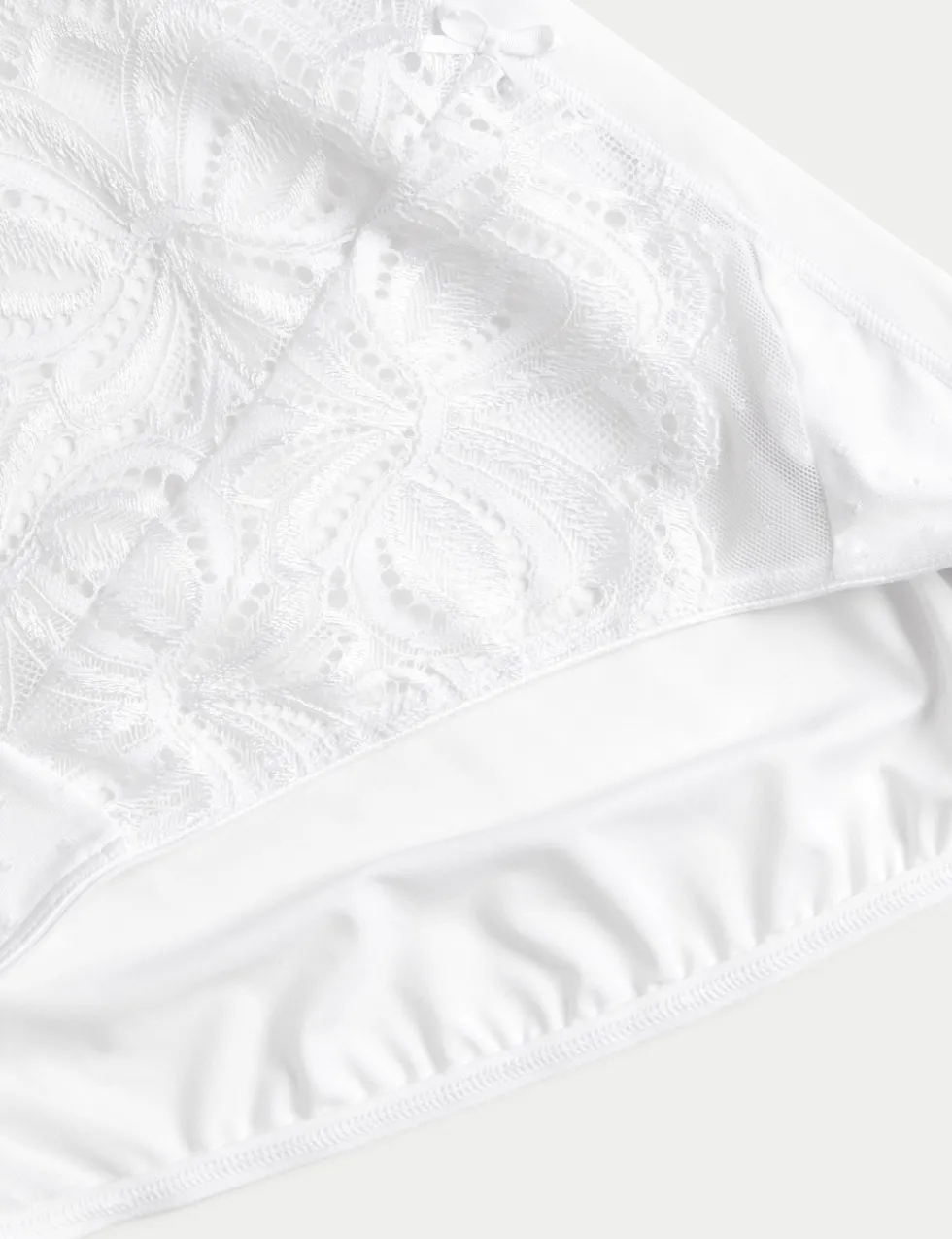 3pk Amelia Lace High Leg Knickers