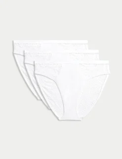 3pk Body Soft™ High Leg Knickers
