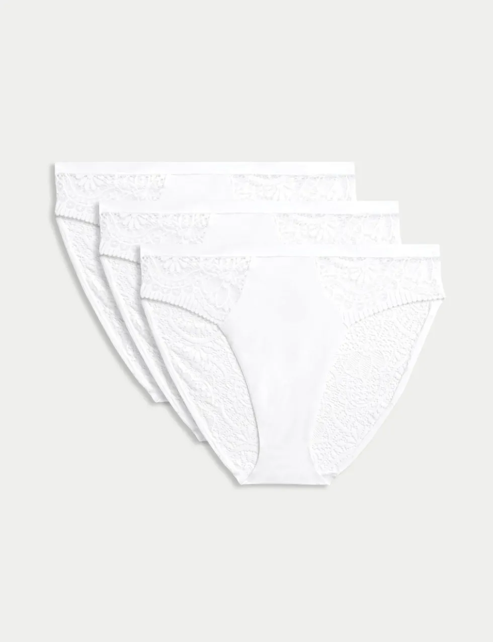 3pk Body Soft™ High Leg Knickers