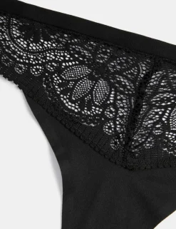 3pk Body Soft™ Lace Thongs