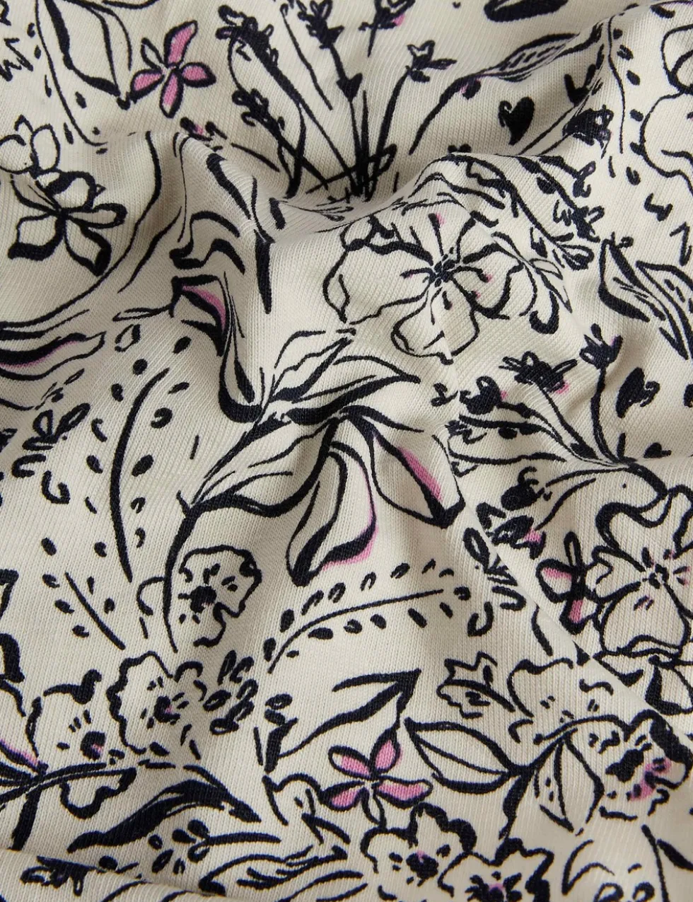5pk Cotton Blend Printed Bikini Knickers