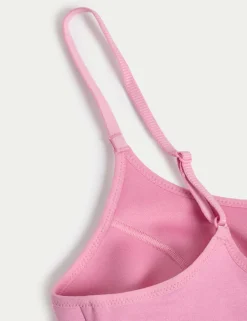 2pk Cotton First Bra Crop Tops
