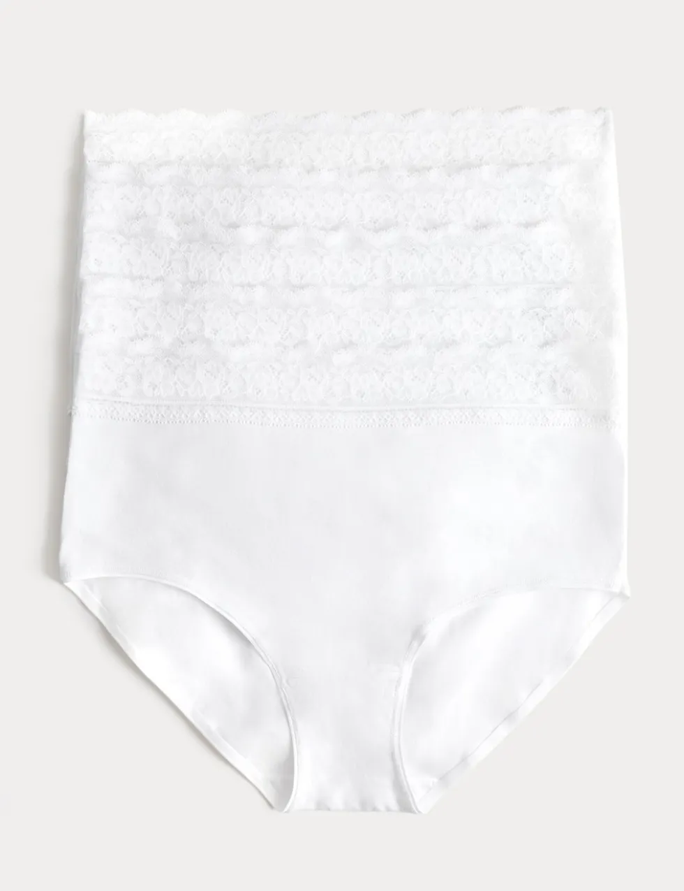 5pk Cotton Lycra® & Lace Full Briefs