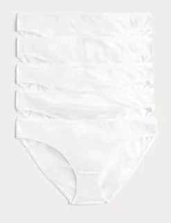 5pk Cotton Lycra® Bikini Knickers