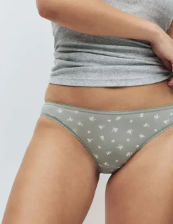 5pk Cotton Lycra™ Printed Bikini Knickers