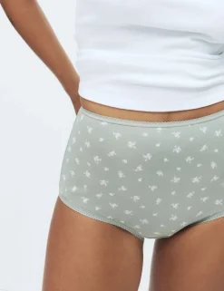 5pk Cotton Lycra™ Printed Full Briefs