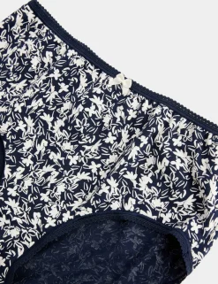 5pk Cotton Lycra™ Printed High Rise Shorts