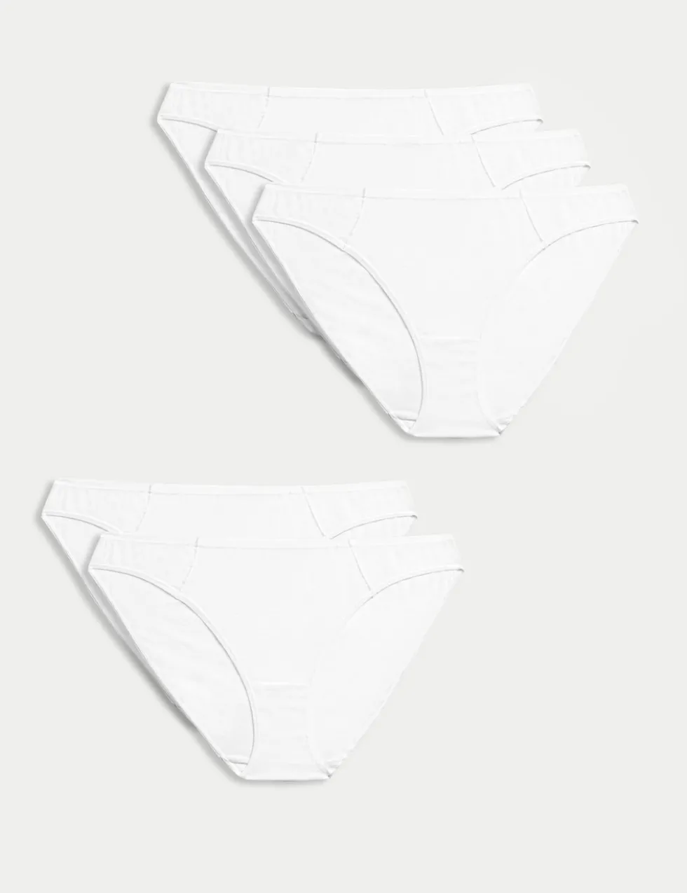 5pk Cotton Modal Bikini Knickers