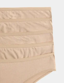 5pk Cotton Modal Brazilian Knickers