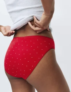5pk Cotton Modal High Leg Knickers