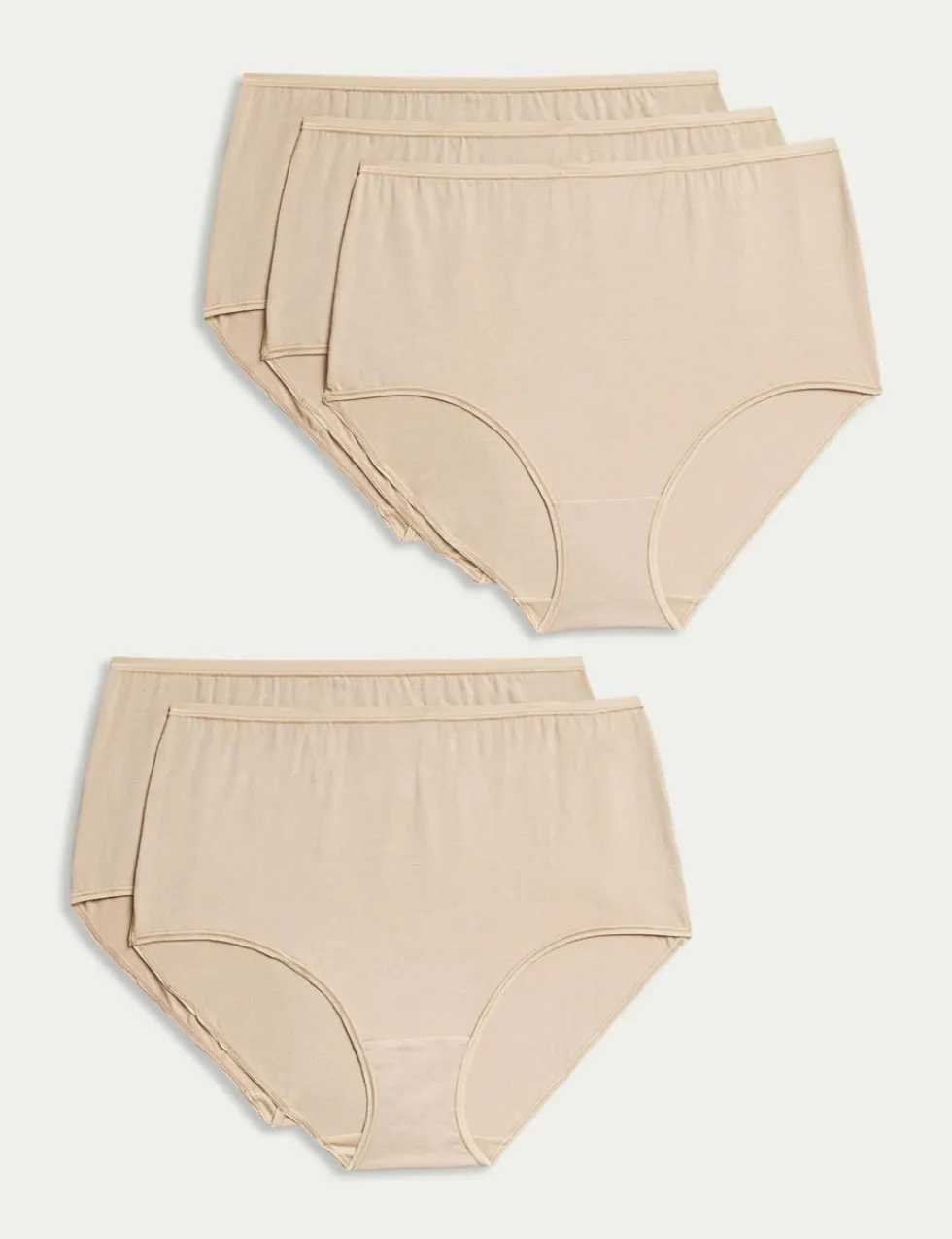 5pk Cotton Modal Rich Full Briefs