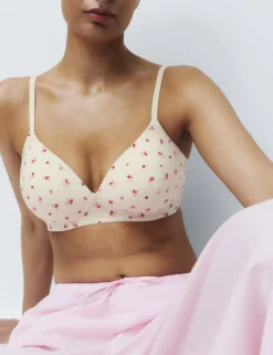 3pk Cotton Non Wired Full Cup T-Shirt Bra A-E