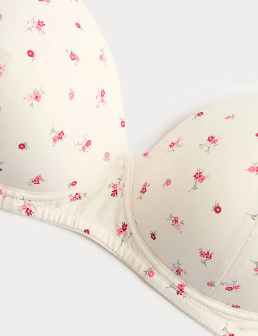 3pk Cotton Non Wired Full Cup T-Shirt Bra A-E
