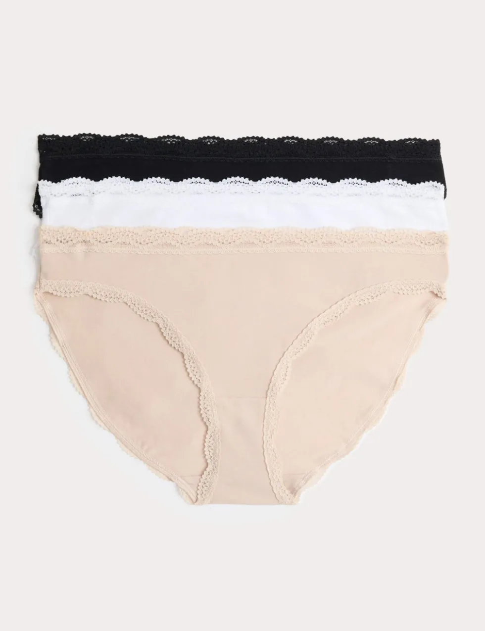 3pk Cotton Rich Bikini Knickers