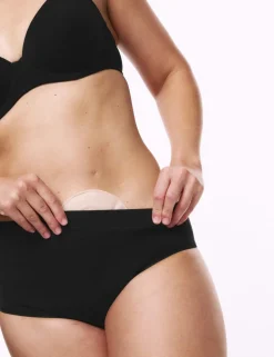 3pk Cotton Rich Brazilian Stoma Knickers