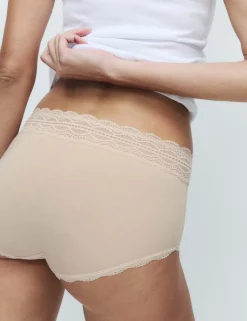3pk Cotton Rich High Rise Shorts