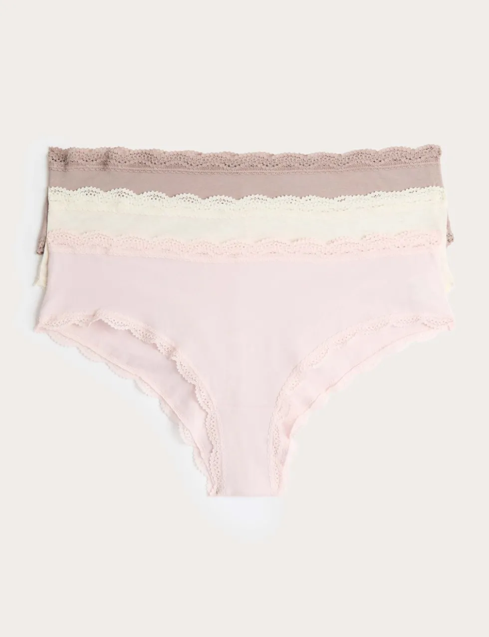 3pk Cotton Rich Hipster Knickers