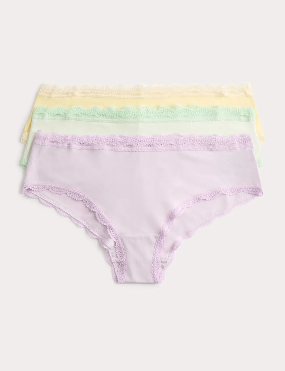 3pk Cotton Rich Hipster Knickers