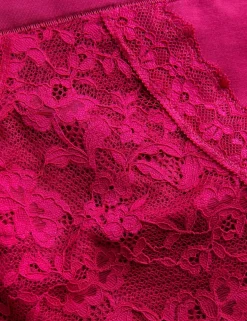3pk Cotton Rich Lace Brazilian Stoma Knickers