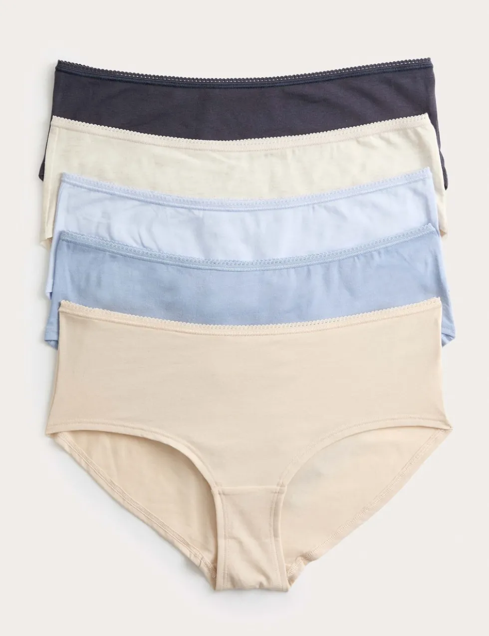 5pk Cotton Rich Lycra® Low Rise Shorts