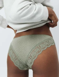 5pk Cotton Rich Printed Brazilian Knickers