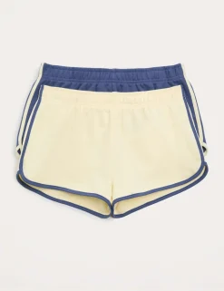 2pk Cotton Rich Runner Shorts (6-16 Yrs)