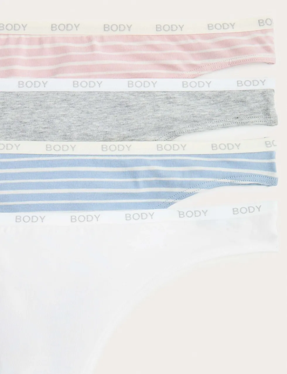 4pk Cotton Rich Thongs