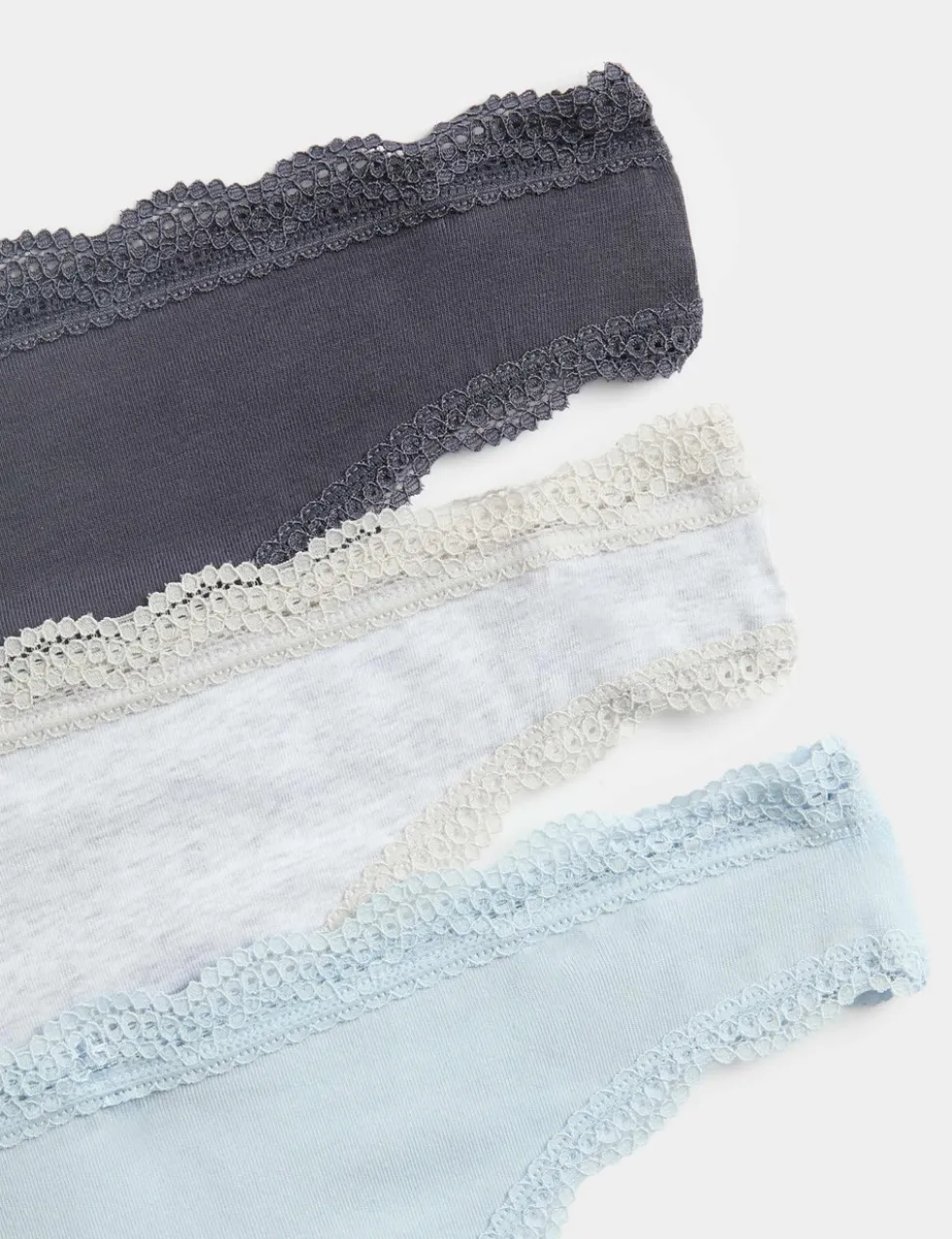 3pk Cotton Rich Thongs