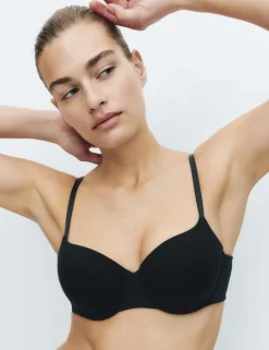 3pk Cotton Rich Wired Balcony Bras (A-E)