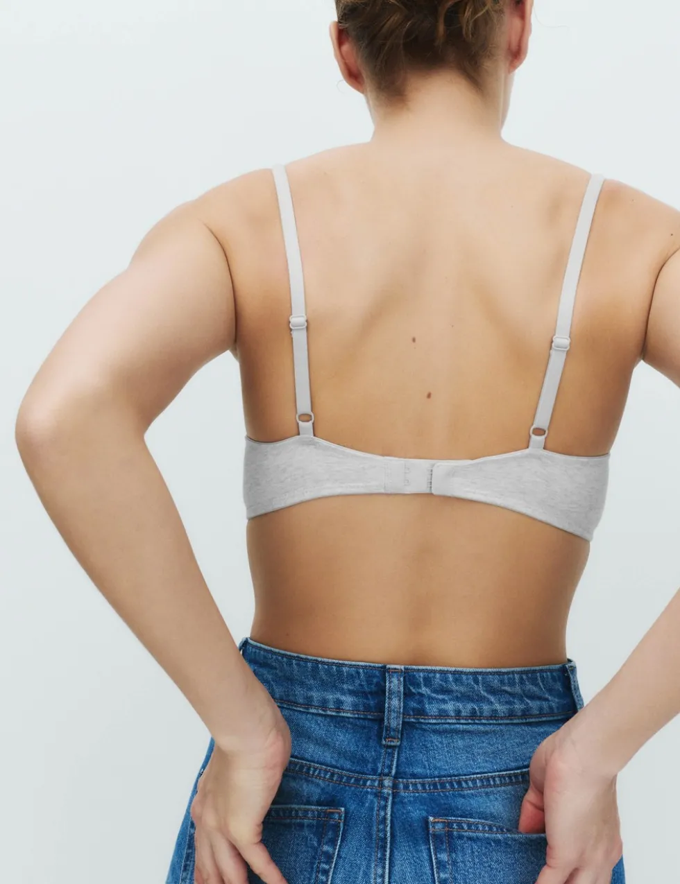 3pk Cotton Wired Push-Up Bras A-E