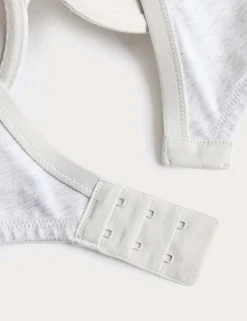 3pk Cotton Wired Push-Up Bras A-E