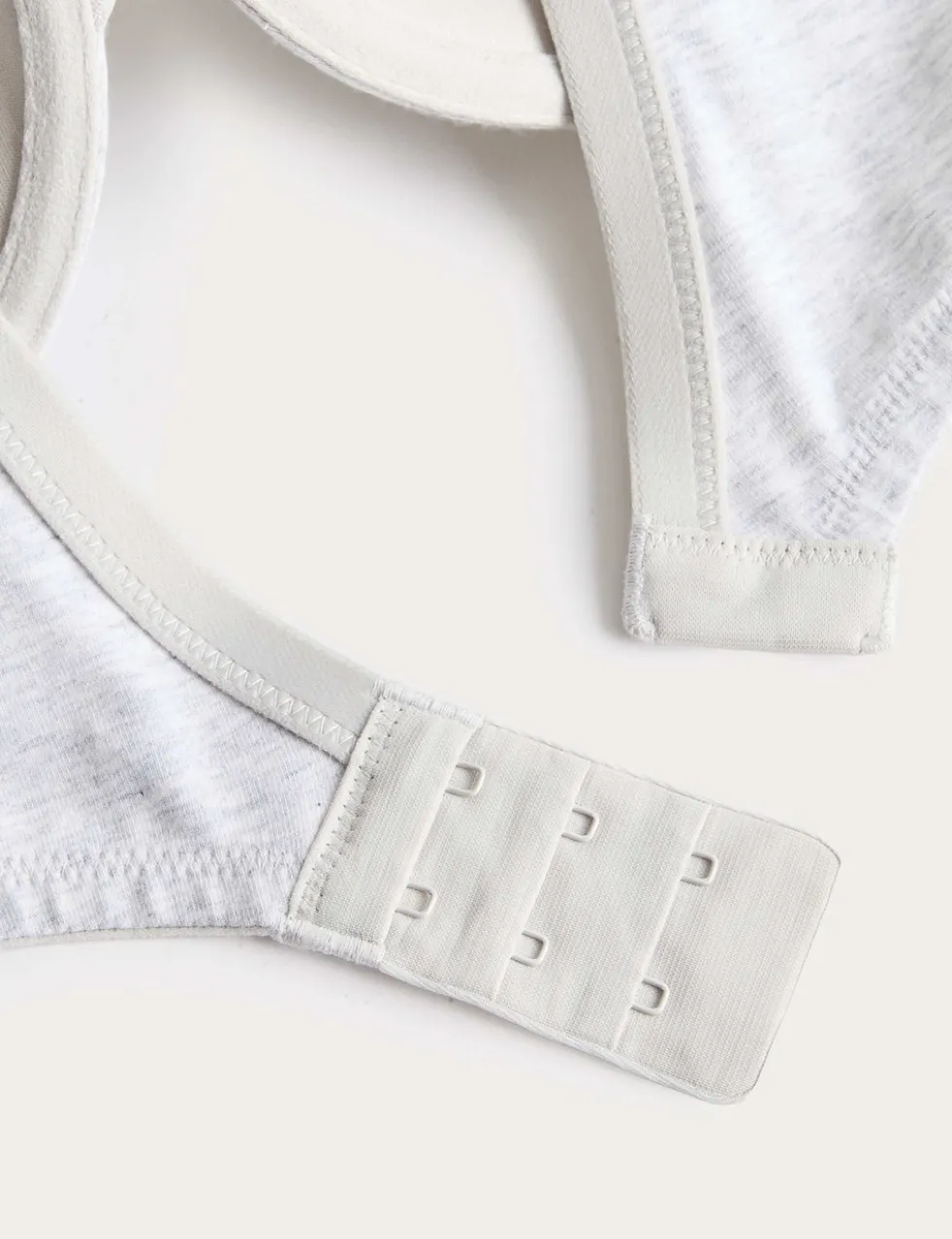 3pk Cotton Wired Push-Up Bras A-E