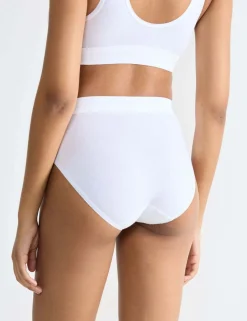 2pk Double Comfort Tai High Leg Knickers