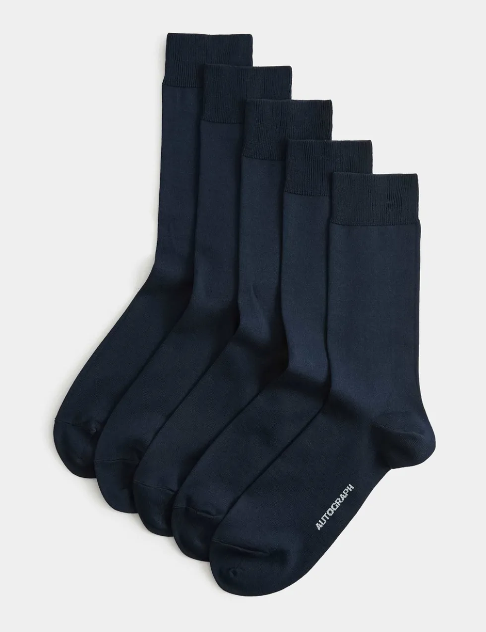 5pk Egyptian Cotton Rich Socks