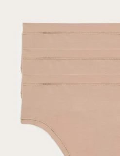 3pk Flexifit™ Modal High Waisted Thongs