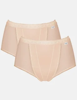 2pk High Waisted Control Maxi Full Briefs
