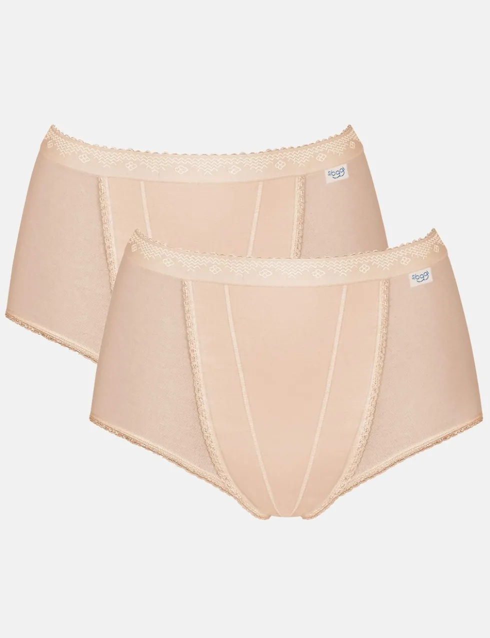 2pk High Waisted Control Maxi Full Briefs