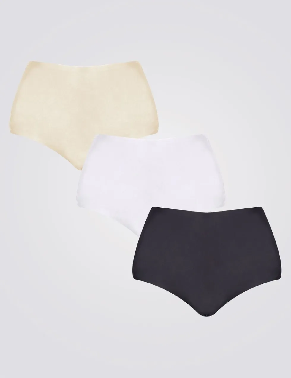 3pk High Waisted Knickers