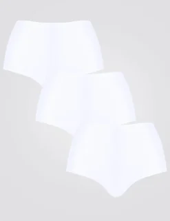 3pk High Waisted Knickers