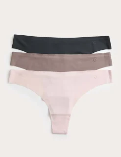 3pk Invisible No VPL Thongs