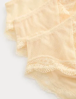 3pk Jasmine Lace High Waisted High Leg Knickers