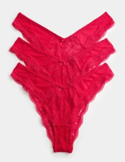 3pk Jasmine Lace Miami Knickers