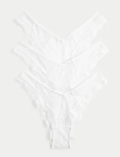 3pk Jasmine Lace Miami Knickers