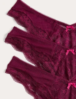 3pk Jasmine Lace Miami Knickers