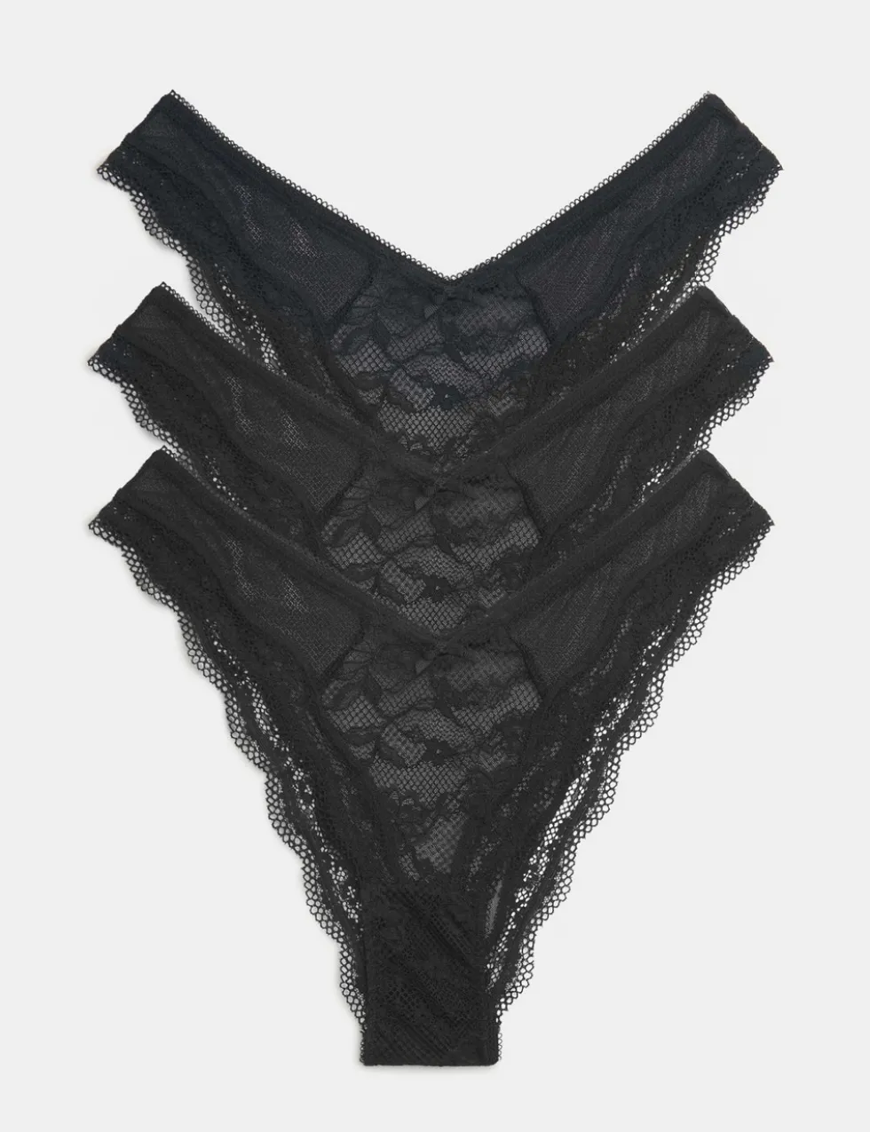 3pk Jasmine Lace Miami Knickers