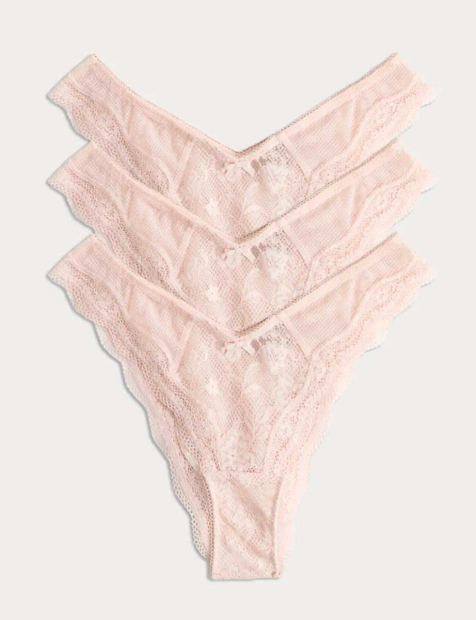 3pk Jasmine Lace Miami Knickers